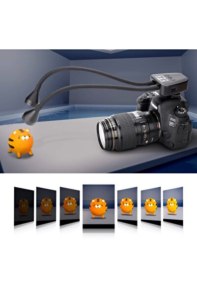 NO BRAND JJC BRACKET Lumină LED Macro pentru Fotografie, pentru Cameră 5600K