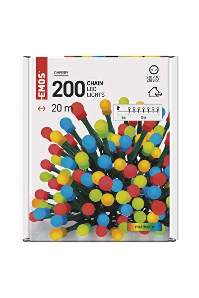 NO BRAND Lumini de brad Globuri de Crăciun 200 LED 20m multicolor cu temporiz...