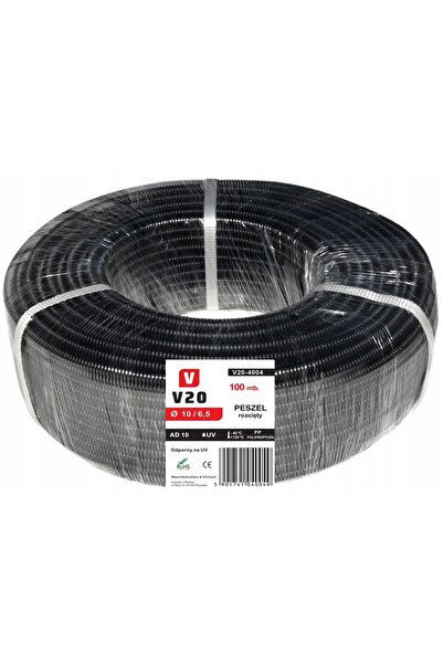 NO BRAND Furtun auto V20, tub curbat din PP, 10/6,5 mm, 100m, grosime longitu...
