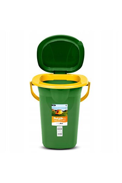 NO BRAND Toaletă portabilă de camping tip găleată 19L, rezistentă până la 120...