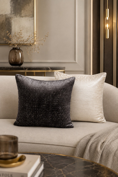 Fuly Consept Home Design Set de 2 huse de pernă pentru canapea Avangart, antr...