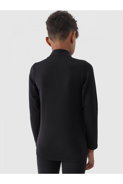4F lenjerie intimă din fleece pentru băieți 4FJWAW24UBRUM064 negru