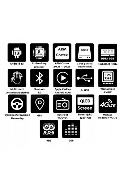 NO BRAND Radio auto Marsdev 2SMDCTRJMP91