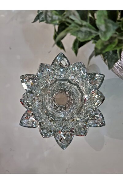 NO BRAND SUPPORT LUMÂNARE LOTUS LH51162-60C ROTATIV, CRYSTAL SILVER, pentru l...