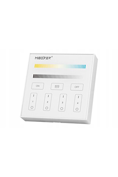NO BRAND MiBoxer B2 Panou tactil LED CCT de perete, cu telecomandă, 2 zone, 2...