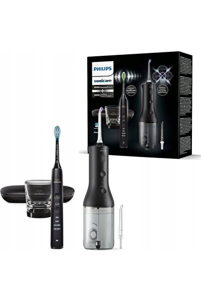 Philips Sonicare Kit cu irigator bucal fără fir și periuță de dinți HX3886/43