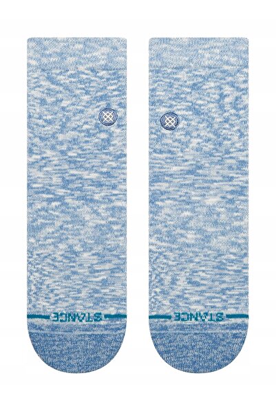 NO BRAND Șosete de drumeție Stance Slub Qtr – capri blue 38-42