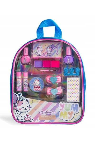 Martinelia Set de cosmetice pentru machiajul copiilor, rucsac Yummy Set, 1 buc.