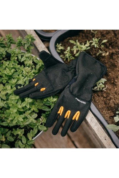 FiSKARS Mănuși lungi de grădină pentru îngrijirea arbuștilor, pentru bărbați,...