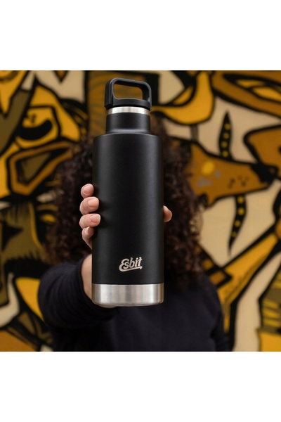 NO BRAND Sticlă termică Esbit Sculptor Insulated Bottle 750ml - negru