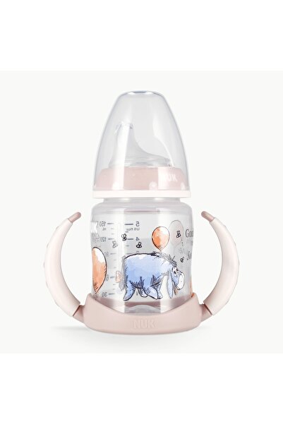 NO BRAND Biberon NUK 150 ML 6LUNI CU MÂNĂCĂ PRIMA ALEGERE ROZ MĂRĂȘINĂ