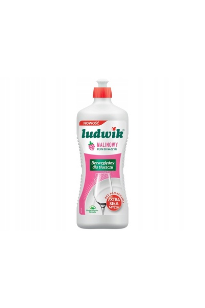 LUDWİK Detergent de vase Zmeură Delicat Eficient Parfumat 900g x3