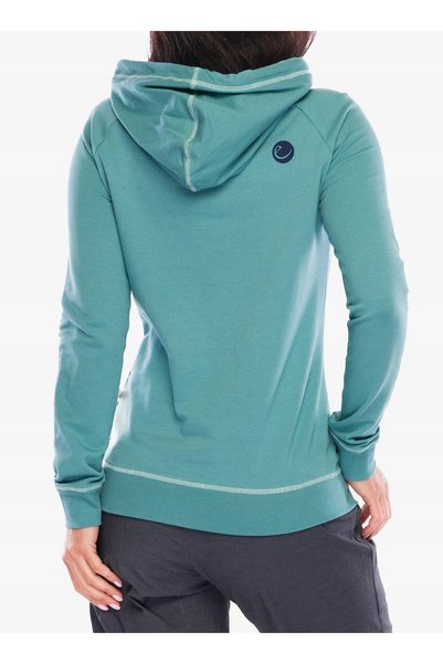 EDELRID Hanorac cu glugă de damă Tecu Hoody - albastru mineral L