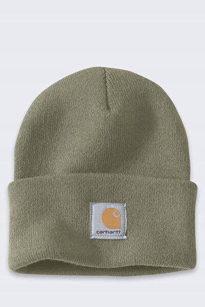 Carhartt Căciulă tricotată cu manșetă - verde măsliniu prăfuit