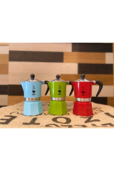 Bialetti Cafetieră turistică Rainbow 1TZ - verde