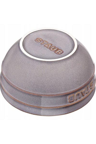 NO BRAND Staub Serving Bol rotund de 14 cm, gri antic
