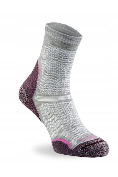 NO BRAND Șosete Bridgedale Hike Ultra LT T2 Merino P Crew - Aubergine 38-40