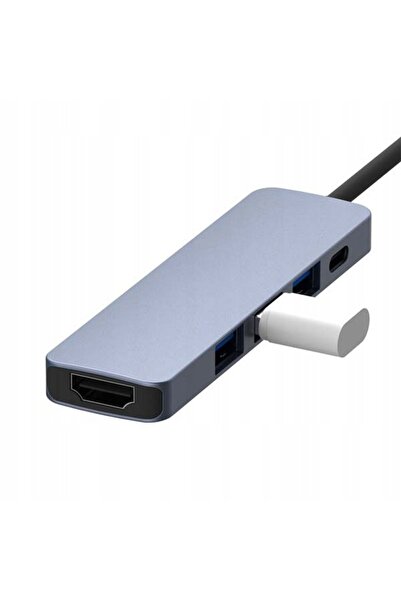 NO BRAND Adaptor Hub USB Somostel SMS-BZ08 PD 60W 1XTYP-C 2XUSB 2.0 1X USB 3....