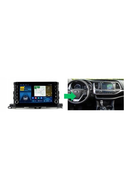 NO BRAND Radio Navigație GPS Toyota Highlander 2015+ Android