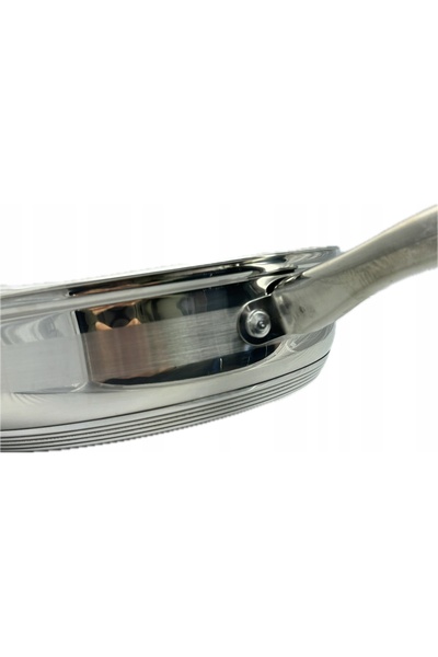 Brunbeste SET Tigaie din oțel 24cm pentru gaz și inducție + Spatulă solidă di...