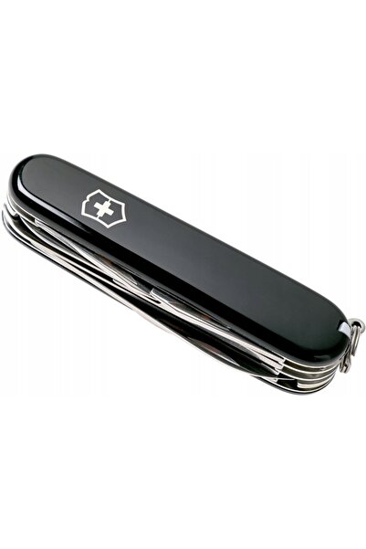 NO BRAND BRUCHETĂ ELVEȚIANĂ VICTORINOX 1.3713.3 HUNTSMAN NEGRU 15 FUNCȚII + C...