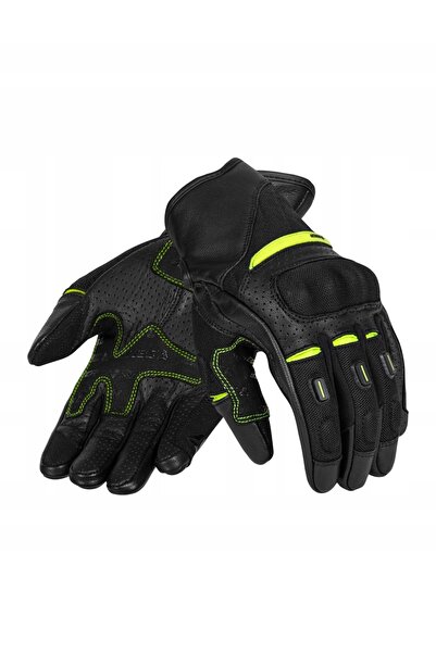 seca AXIS MESH II GALBEN FLUORESCENT 2XL Mănuși de motocicletă scurte de vară