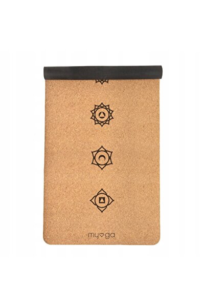 NO BRAND Saltea de yoga din plută myga - Czakra 6mm XL 200 cm antiderapantă
