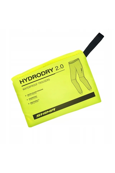 NO BRAND Pantaloni de ploaie SHIMA HYDRODRY 2.0 BLACK FLUO YELLOW [Mărimea S]