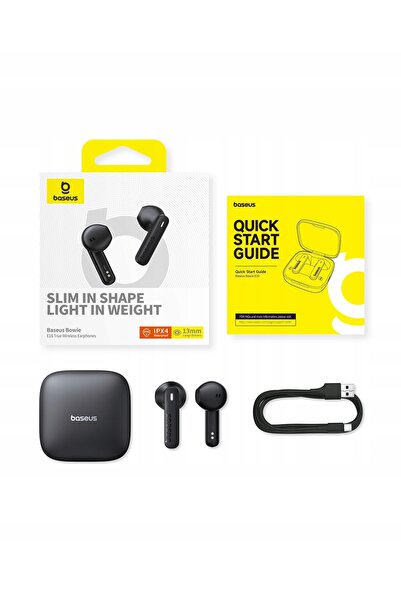 Baseus CĂȘTI ORIGINALE BOWIE E16 WIRELESS BLUETOOTH 5.3 30h IPX4