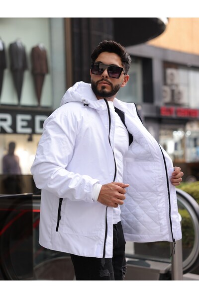 ABİLLİTA Men's Quilted Coat Rain and Cold Resistant Jacket