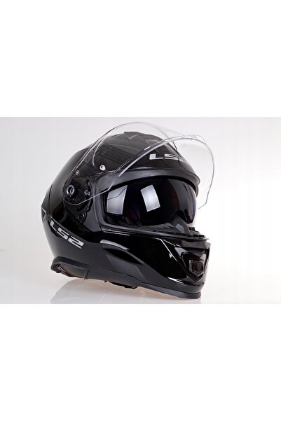 NO BRAND CASCA LS2 FF800 STORM II NEGRU SOLID Mărimea XL