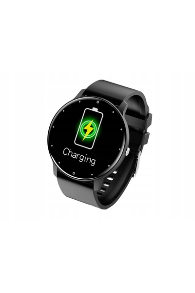 verk group Smartwatch Femei Bărbați Apel Bluetooth Curea de cauciuc Sport Negru