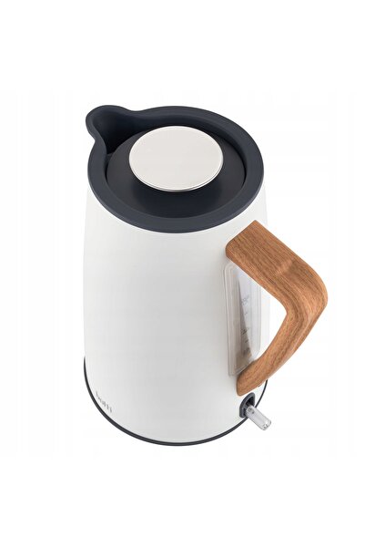 NO BRAND Ceainic electric Botti Nelly 1,7 L, 2150 W, alb, oțel inoxidabil, sigur