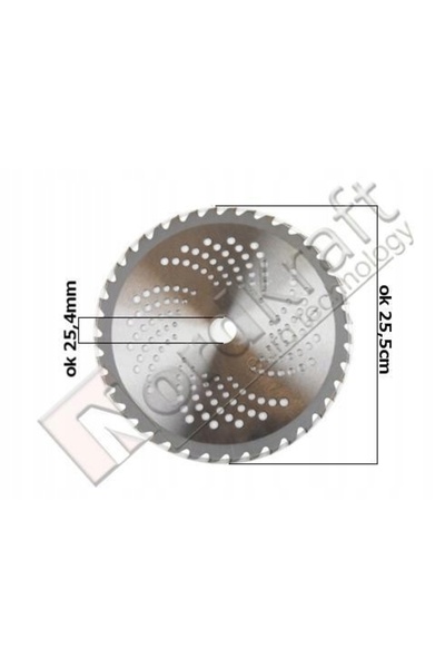 NO BRAND Lamă de tuns iarba 255mm 40 dinți, Lamă de ferăstrău cu 40 dinți, La...