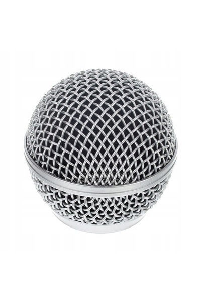 NO BRAND Grill, cap de microfon Shure SILVER