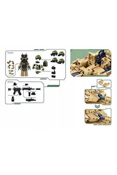 Sluban Set de construcție Tanc ușor Tip 15 411 el pentru Ziua Copilului