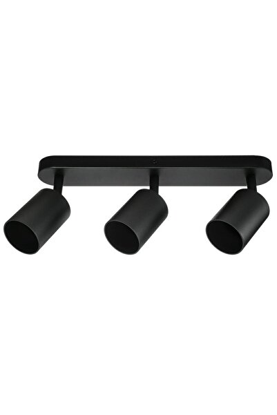 NO BRAND Aplică de perete SIENA neagră 3 x GU10 pentru LED