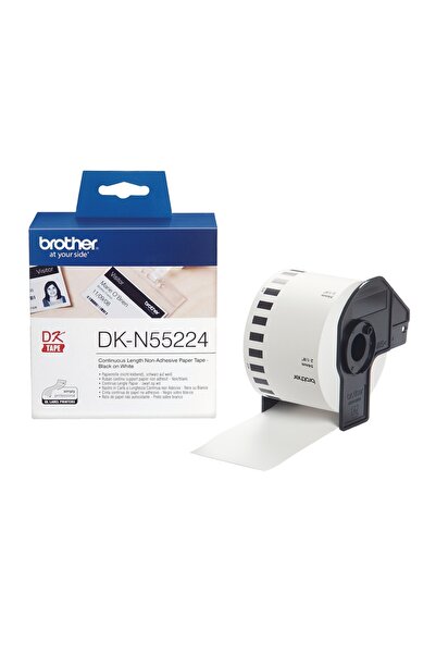 Brother Bandă adezivă DK-N55224 54mm x 30.5m imprimare neagră / fundal alb