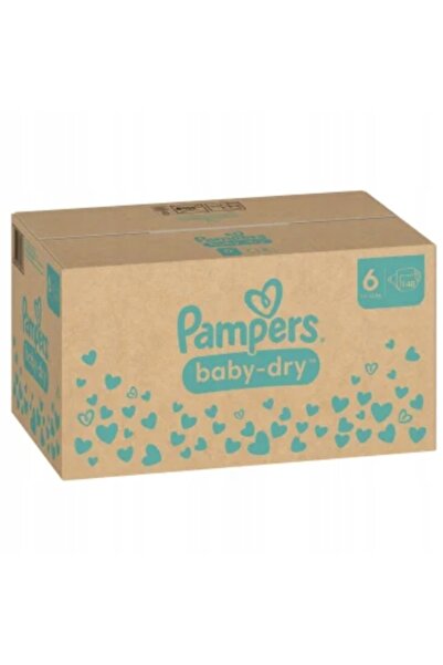 Pampers Scutece Baby-Dry mărimea 6 (13-18kg) 148 bucăți