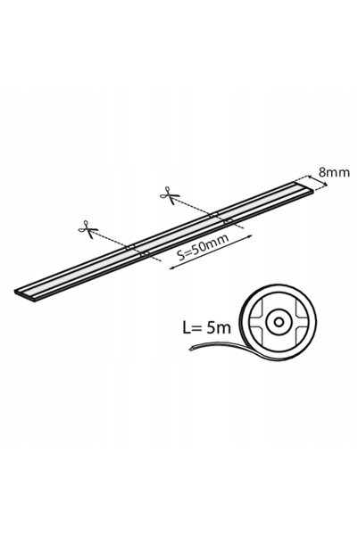 KANLUX Bandă LED LCOB 10,5W/M 24IP65-G VERDE