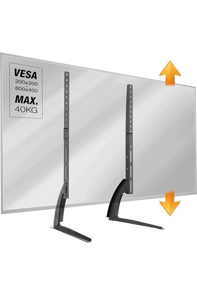 NO BRAND Suport TV universal reglabil negru 30-65 inch, max. 40 kg