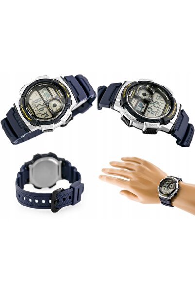 Casio Ceas pentru copii băieți + CUTIE + GRAVURĂ alarmă digitală dată