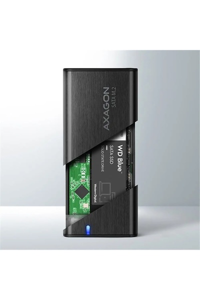 Axagon EEM2-SBC Carcasă externă M.2 din aluminiu, fără șuruburi, USB-C 3.2 GEN 2