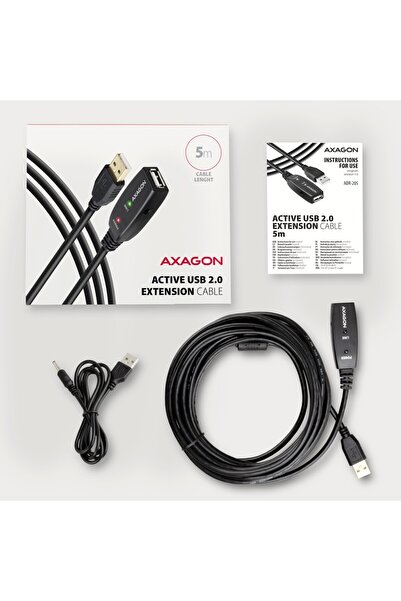 NO BRAND ADR-205 Cablu prelungitor/repetor activ USB 2.0 A-M la A-F 5m