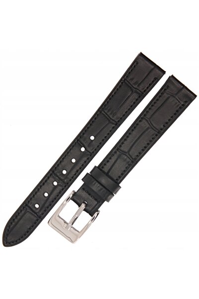 PACIFIC W14 - Negru - 14mm - Curea de ceas din piele