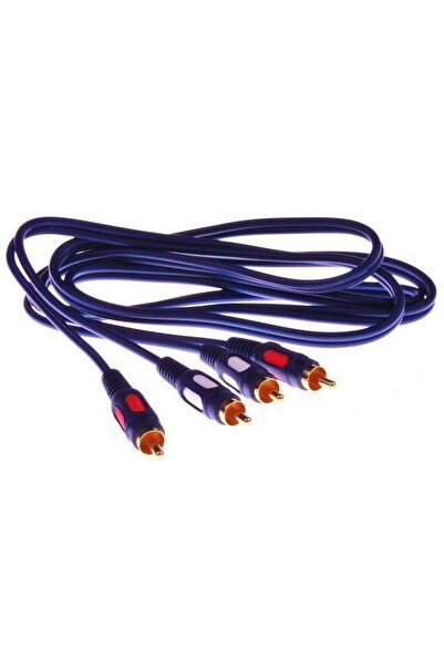 NO BRAND Cablu 2x RCA / 2x RCA chinch 12m vitalco tezka HQ