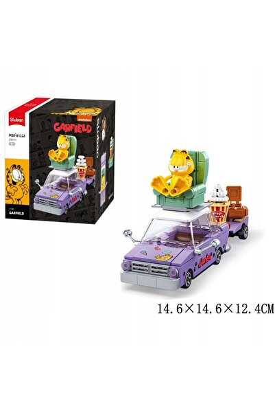 Sluban Set de construcție Garfield cu figurine 218 piese pentru copii 6+