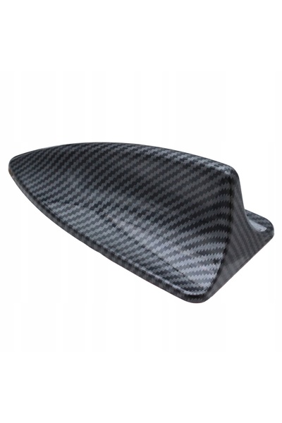 NO BRAND Antenă auto tip aripioară de rechin din carbon pentru plafon