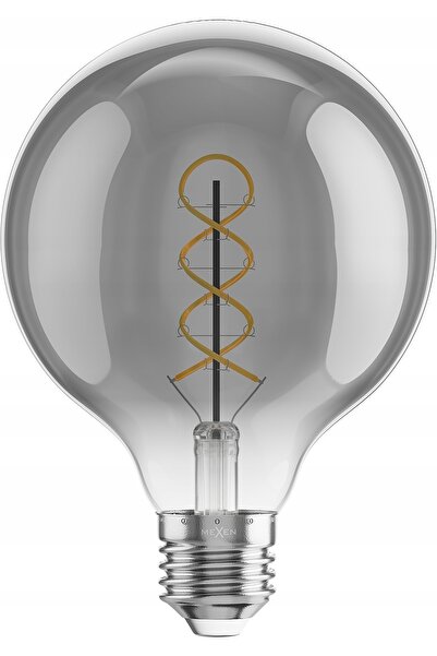 Mexen 3x bec LED E27 cu filament Edison, lumină caldă, 4W=15W, spirală Vintis