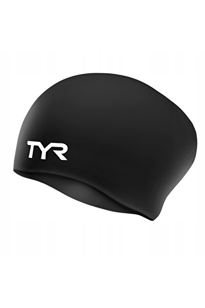 TYR Cască de înot din silicon pentru păr lung LCSL/001 negru